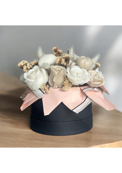 Kokulu Mum Buketi, Solmayan, Kurumayan Çiçek Buketi, Hediyelik Çiçek Buketi. modelleri