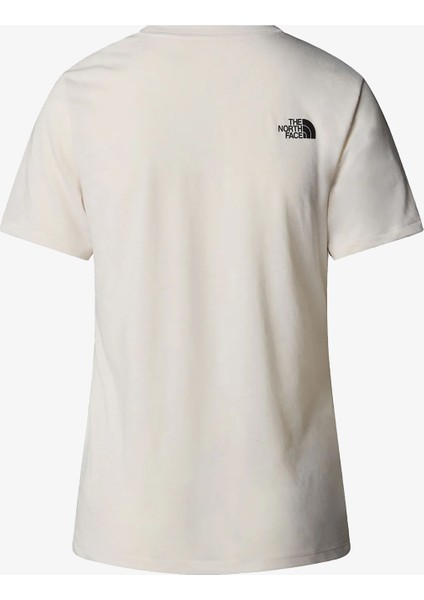 W Foundatıon Graphıc 1 Kadın Beyaz T-Shirt Nf0a8brzqlı1 modelleri