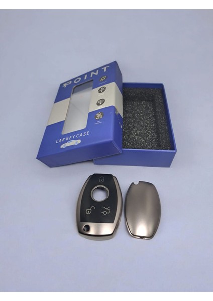 Anahtarlık Kabı Sılıkon Grı Mercedes Model Lux Kutulu