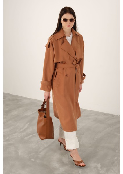 Tensel Trençkot Koyu Mango fiyatları