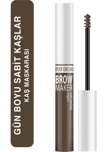 Brow Maker Kaş Maskarası Ton: 12 Brown
