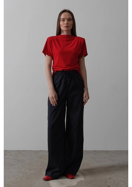 Beli Lastikli Bol Paça Pantolon - Lacivert fiyatları