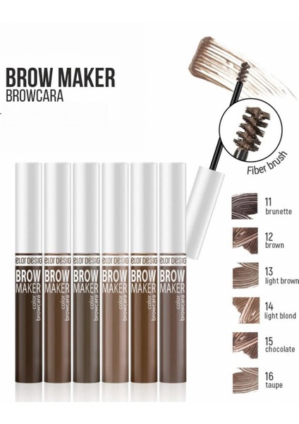 Brow Maker Kaş Maskarası Ton: 13 Light Brown modelleri