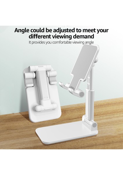 Masaüstü Tablet Cep Telefonu Tutucu Açı ve Yükseklik Ayarlanabilir Katlanabilir (Yurt Dışından) modelleri