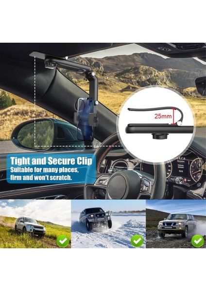 Çok Fonksiyonlu Dönebilen Araba Cep Telefonu Tutucu (Yurt Dışından) indirimleri