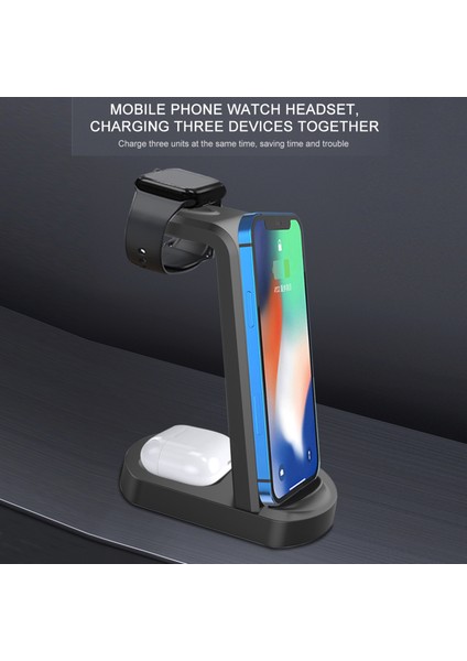 A001 3'lü 10W Hızlı Şarjlı Kablosuz Şarj Aleti (Yurt Dışından) fırsatları