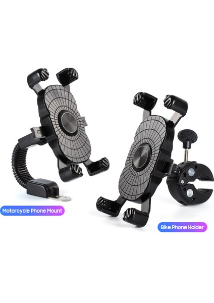 Bisiklet Telefon Tutucu 360° Dönebilen Ayarlanabilir (Yurt Dışından)