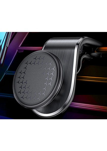 Manyetik 360 Derece Dönen Siyah Araba Cep Telefonu Tutacağı (Yurt Dışından)