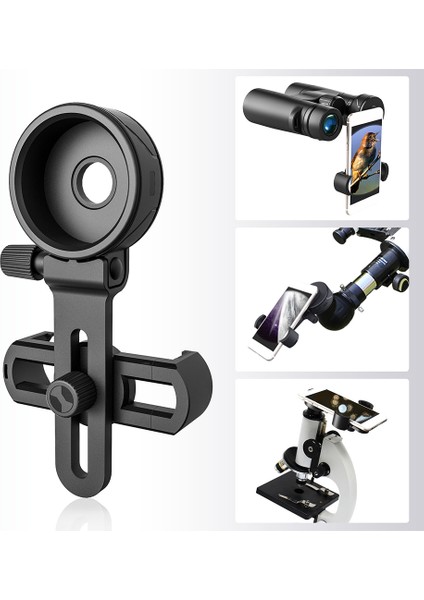 Teleskop Için Ayarlamalı Klipsli Evrensel Cep Telefonu Adaptör Montajı (Yurt Dışından) fırsatları