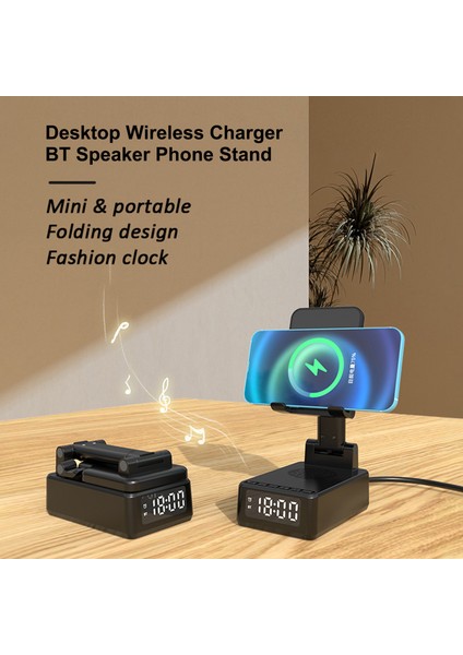 Masaüstü Kablosuz Şarjlı Cep Telefonu Tutucu 3'lü Kablosuz Şarjcı 1500MAH Pil (Yurt Dışından) modelleri