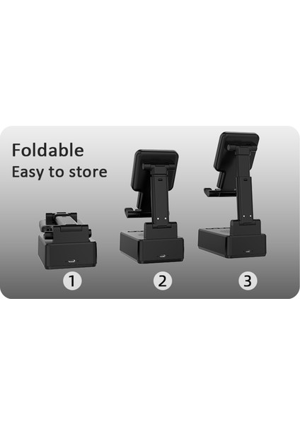 Masaüstü Kablosuz Şarjlı Cep Telefonu Tutucu 3'lü Kablosuz Şarjcı 1500MAH Pil (Yurt Dışından) fırsatları