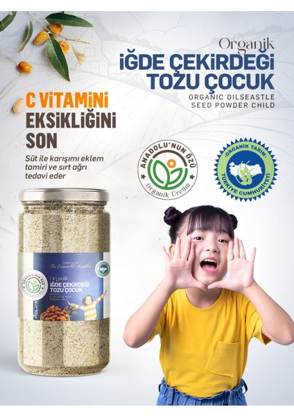 Organik Iğde Çekirdeği Ve Unu (ÇOCUK)''90gr''