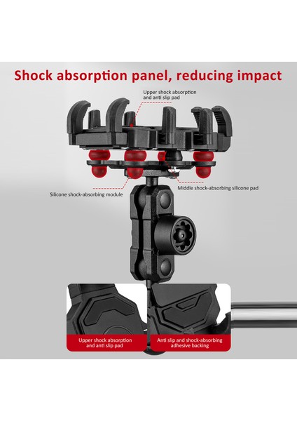 Motosiklet Telefon Akgörüğü Çift Kilitli 360° Dönen (Yurt Dışından) fırsatları