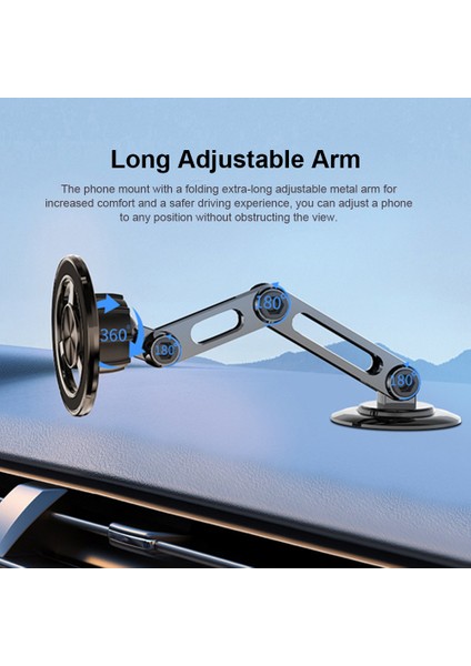 360° Dönüşümlü Geri Çekilebilir Araba Manyetik Telefon Tutucu (Yurt Dışından) fırsatları