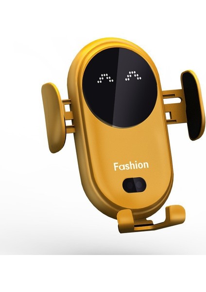 S11 Araba Kablosuz Şarj Sihirli Klips Cep Telefonu Şarjı Kızılötesi Algılama Hızlı Şarj Sarı (Yurt Dışından) modelleri