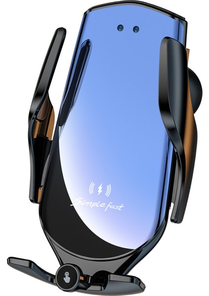 15W Hızlı Şarjlı Otomatik Tıkanan Kablosuz Araba Şarj Cihazı (Yurt Dışından)