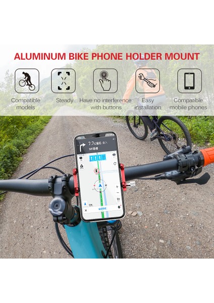 3.0 - 6.8 Inçlik Akıllı Telefonlar Için Alüminyum Cep Telefonu Tasma (Yurt Dışından) modelleri