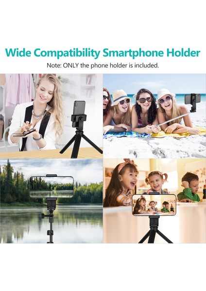 Akıllı Telefon Tutucu 360° Dönen 1/4 Dişli iPhone ve Android Telefonlar Için (Yurt Dışından) indirimleri