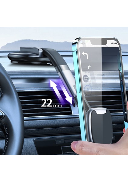 Manyetik Cep Telefonu Tutucu Araba Panosu Montajı Geri Çekilebilir Eğebilen Kolu 6 Mıknatıs (Yurt Dışından) indirimleri