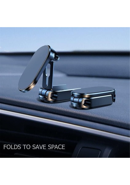 Manyetik 360° Döner Katlanabilir Araba Cep Telefonu Tutucu (Yurt Dışından) fırsatları
