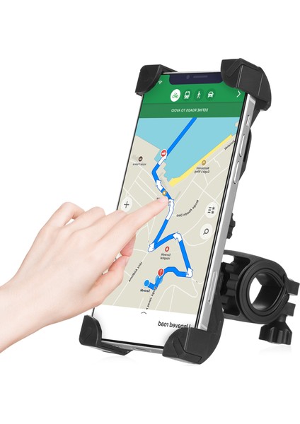 Bisiklet Cep Telefonu Kılıfı 360° Dönüşlü Elektrikli Scooter Direksiyon Kılıfı (Yurt Dışından) fırsatları