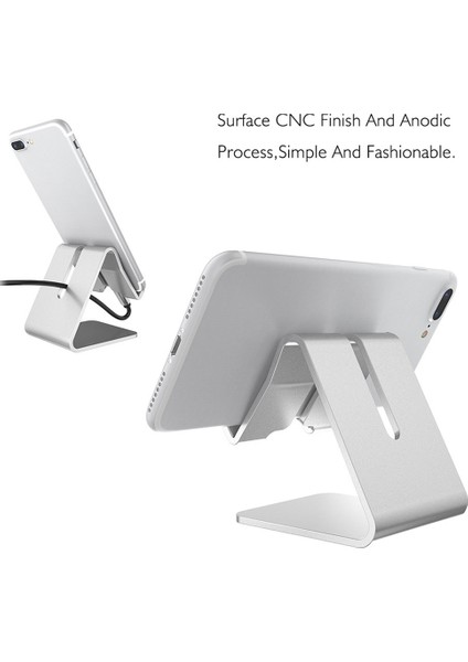Alüminyum Çelik Cep Telefonu ve Tablet Standı Tüm Cep Telefonlarına Uygundur (Yurt Dışından) modelleri