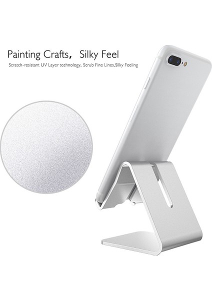 Alüminyum Çelik Cep Telefonu ve Tablet Standı Tüm Cep Telefonlarına Uygundur (Yurt Dışından) fırsatları