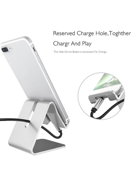 Alüminyum Çelik Cep Telefonu ve Tablet Standı Tüm Cep Telefonlarına Uygundur (Yurt Dışından) indirimleri