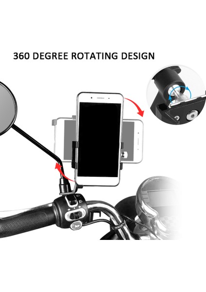 Arka Gözükme Aynası Için Motosiklet Telefon Tutacağı (Yurt Dışından) fiyatları