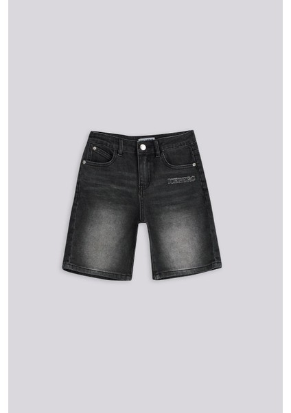 Bg Store Erkek Çocuk Siyah Şort