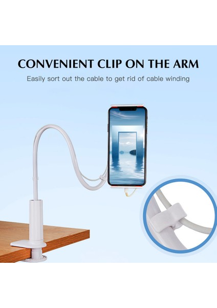 Yatağ Telefon Tutucu Esnek Kol 360 Derece Dönüşlü (Yurt Dışından) fiyatları