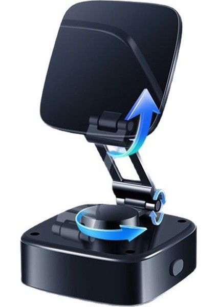 2025 Elektrikli Araba Manyetik Telefon Tutucu 360° Dönüş Güçlü Mıknatıs (Yurt Dışından)