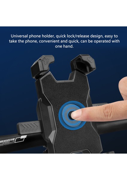 Telefon Tutucu Motosiklet Bisiklet Montajı 360° Dönüşlü Hızlı Kilitleme ve Çözme (Yurt Dışından) fırsatları