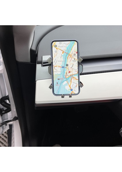 Tesla Model Y ve 2021'DEN Sonraki Model 3 Için Sabit Kaymayan Araba Cep Telefonu Tutacağı (Yurt Dışından) modelleri