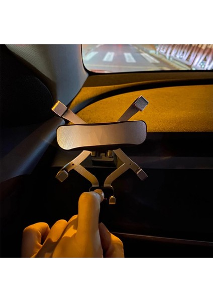 Tesla Model Y ve 2021'DEN Sonraki Model 3 Için Sabit Kaymayan Araba Cep Telefonu Tutacağı (Yurt Dışından) fırsatları