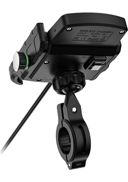 Motosiklet Telefon Tutucu Kablosuz Şarjlı Alüminyum (Yurt Dışından) indirimleri