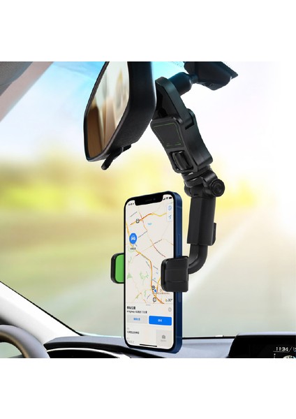 Çapraz Sınır Araba Geri Görüş Aynası Cep Telefonu Kılıfı Evrensel Navigasyon Sabitleyici Koyu Gri (Yurt Dışından) modelleri