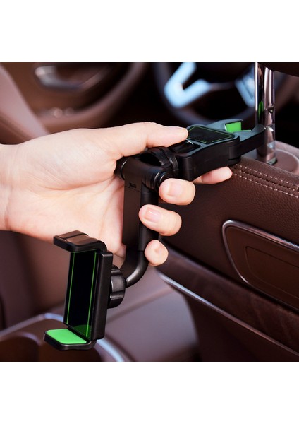 Çapraz Sınır Araba Geri Görüş Aynası Cep Telefonu Kılıfı Evrensel Navigasyon Sabitleyici Koyu Gri (Yurt Dışından) fırsatları