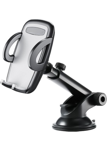 Evrensel Araba Telefon Tutucu Cam Asansör Panosu Siyah Gri (Yurt Dışından)