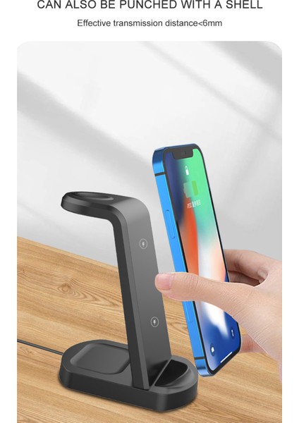 A001-A 15W Hızlı Şarjlı 3'lü Kablosuz Şarj Cihazı (Yurt Dışından) fırsatları