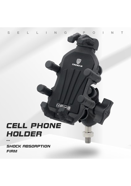 Motosiklet Telefon Tutacağı 360° Ayarlanabilir Titreşim Sönümleyici (Yurt Dışından) modelleri