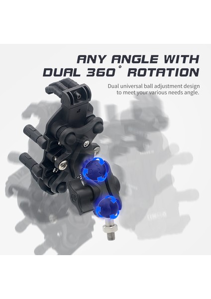 Motosiklet Telefon Tutacağı 360° Ayarlanabilir Titreşim Sönümleyici (Yurt Dışından) indirimleri