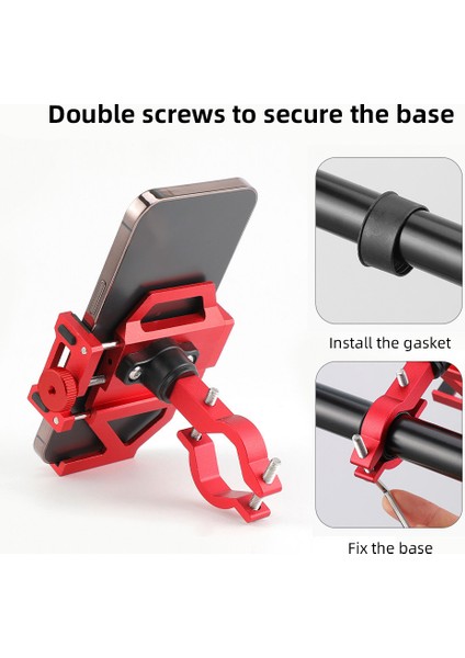 Alüminyum Alöjli Bisiklet Cep Telefonu Montajı Ayarlanabilir Kayma Engelli (Yurt Dışından) modelleri