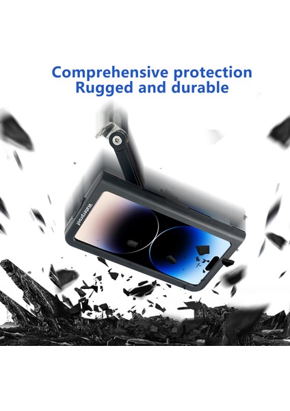 Suya Dalı Motosiklet Telefon Tutacağı 4.7 - 7.0 Inç 360° Ayarlanabilir Döndürme (Yurt Dışından) fırsatları