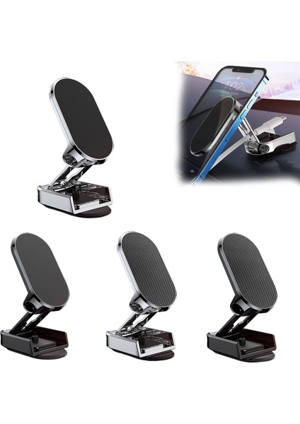 Alüminyum Katı 360° Döner Manyetik Kırılabilir Araba Cep Telefonu Tutacağı (Yurt Dışından) modelleri