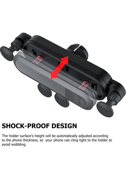 360° Dönebilen Güçlü Tekerlekli Araba Cep Telefonu Tutacağı (Yurt Dışından) fırsatları