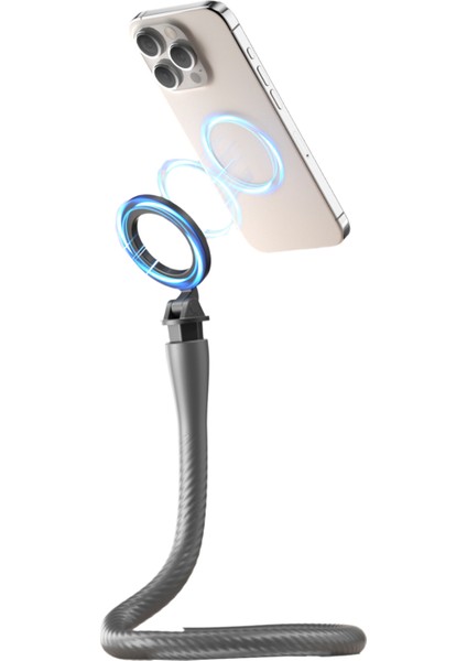 Esnek Manyetik Telefon Standı iPhone 15/14/13/12 Serisi Için 300G Taşıma Kapasitesi (Yurt Dışından)