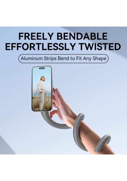 Esnek Manyetik Telefon Standı iPhone 15/14/13/12 Serisi Için 300G Taşıma Kapasitesi (Yurt Dışından) modelleri