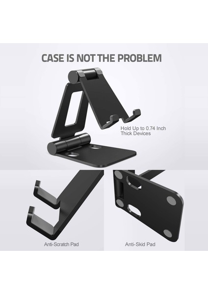 Z20 Ayarlanabilir Cep Telefonu Standı Tamamen Katlanabilir 270° Dönen (Yurt Dışından) fırsatları