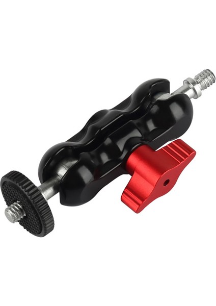 Çok Fonksiyonlu Küçük Çift Toplu Kafa Kamera Için 1/4 Vida ile Kafa Montajı (Yurt Dışından)